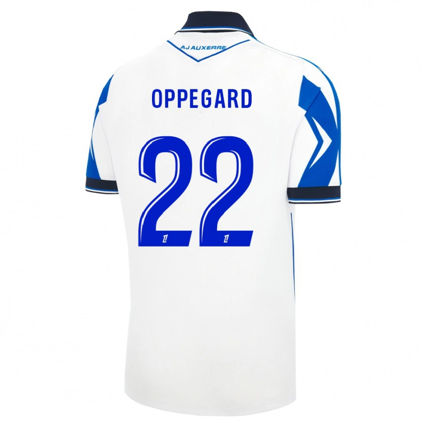 Danxen Heren Fredrik Oppegård #22 Zwart Wit Blauw Thuisshirt Thuistenue 2026/27 T-Shirt
