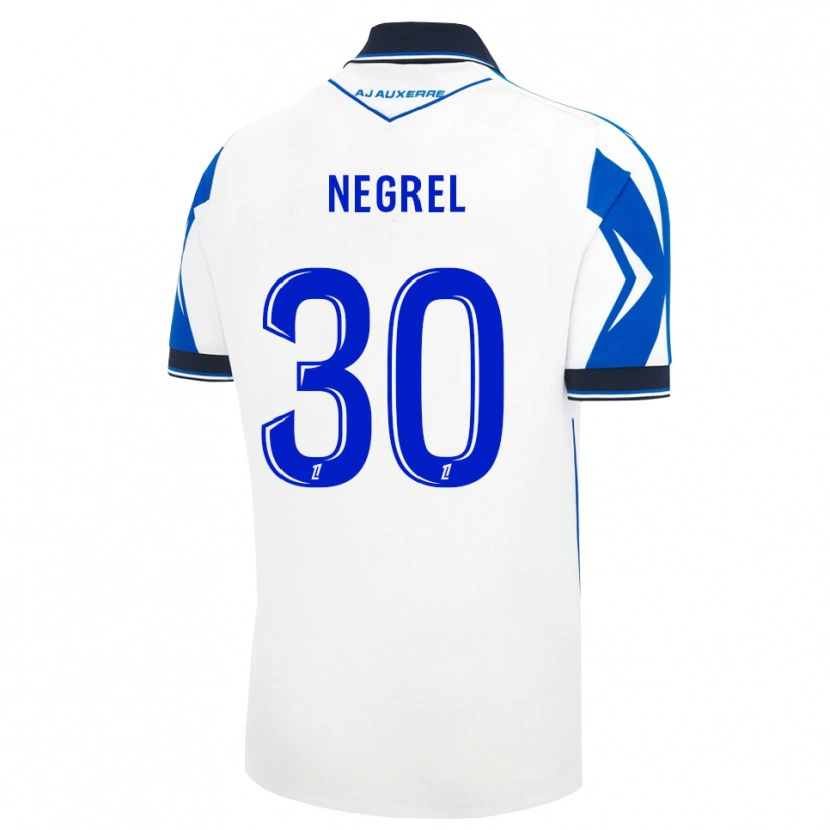 Danxen Heren Tom Negrel #30 Zwart Wit Blauw Thuisshirt Thuistenue 2026/27 T-Shirt