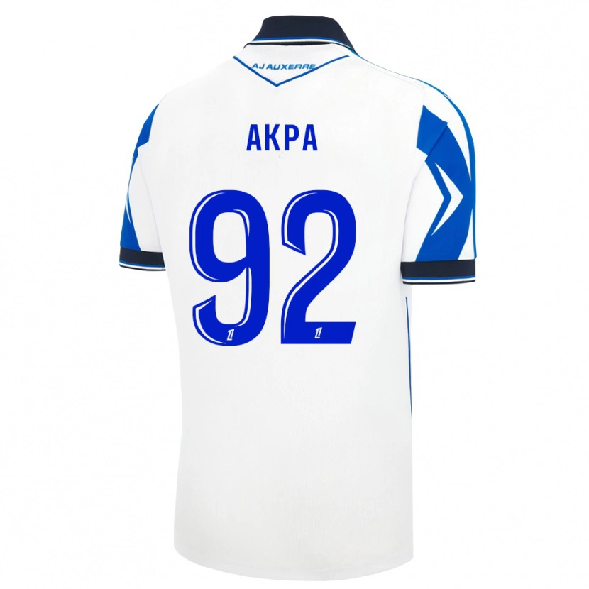 Danxen Heren Clément Akpa #92 Zwart Wit Blauw Thuisshirt Thuistenue 2026/27 T-Shirt