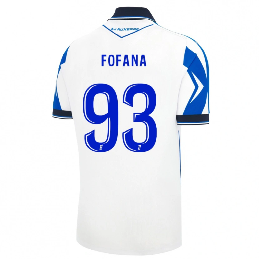 Danxen Heren Sékou Fofana #93 Zwart Wit Blauw Thuisshirt Thuistenue 2026/27 T-Shirt