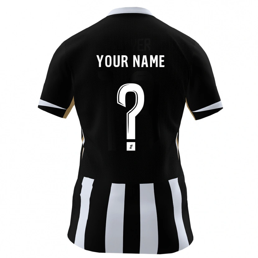 Danxen Heren Uw Naam #0 Zwart Blauw Thuisshirt Thuistenue 2026/27 T-Shirt