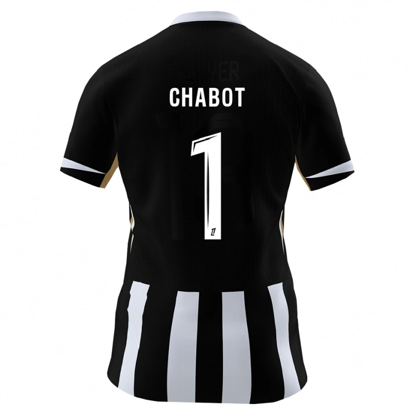 Danxen Heren Max-Edgar Chabot #1 Zwart Blauw Thuisshirt Thuistenue 2026/27 T-Shirt