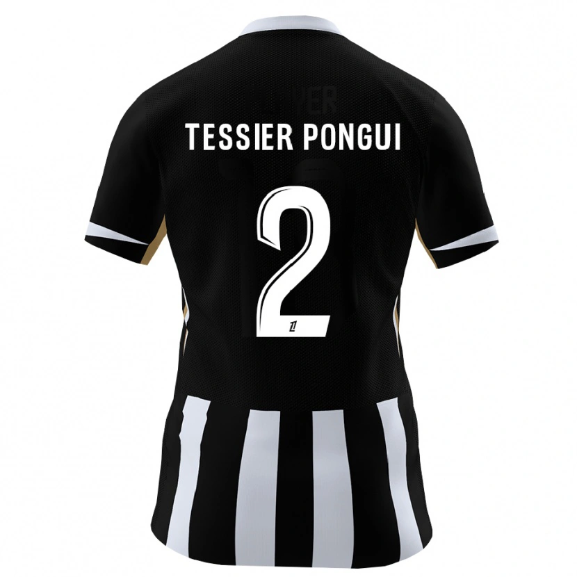 Danxen Heren Leyti Tessier Pongui #2 Zwart Blauw Thuisshirt Thuistenue 2026/27 T-Shirt