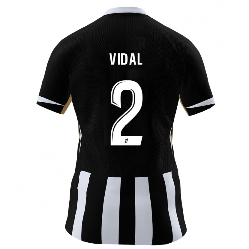 Danxen Heren Abdaiyaan Vidal #2 Zwart Blauw Thuisshirt Thuistenue 2026/27 T-Shirt