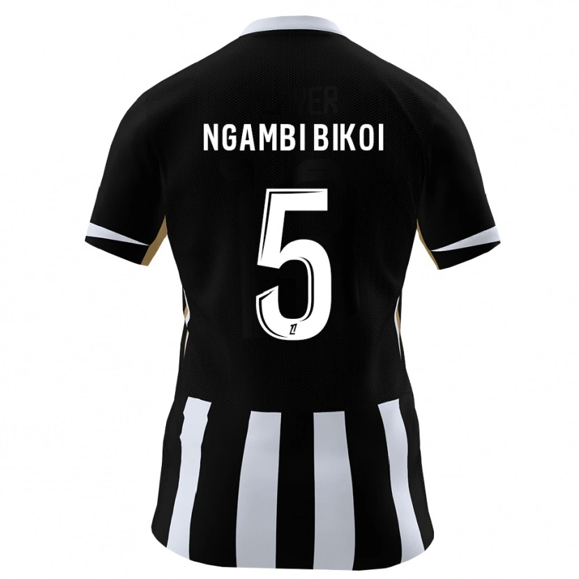 Danxen Heren Christian Ngambi Bikoi #5 Zwart Blauw Thuisshirt Thuistenue 2026/27 T-Shirt