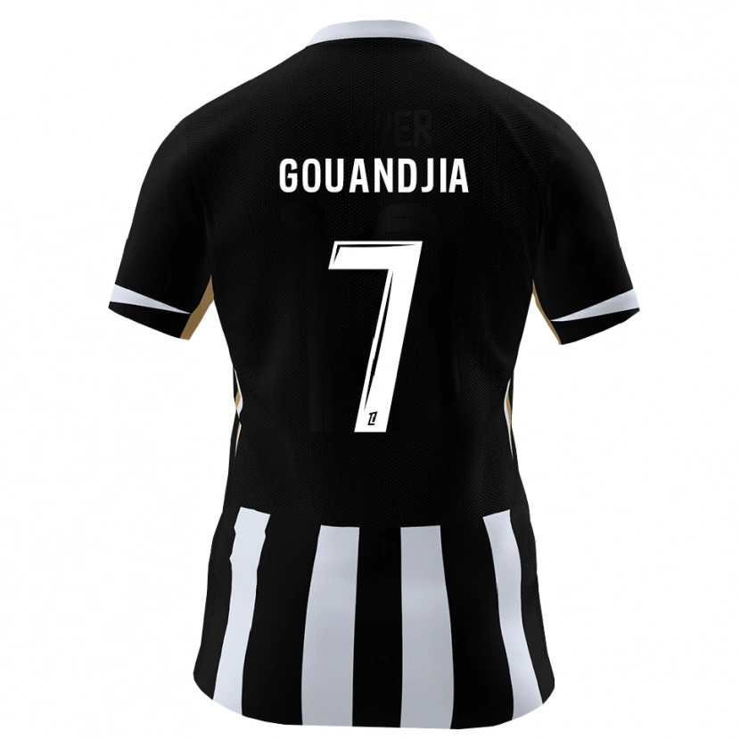 Danxen Heren Andy Gouandjia #7 Zwart Blauw Thuisshirt Thuistenue 2026/27 T-Shirt