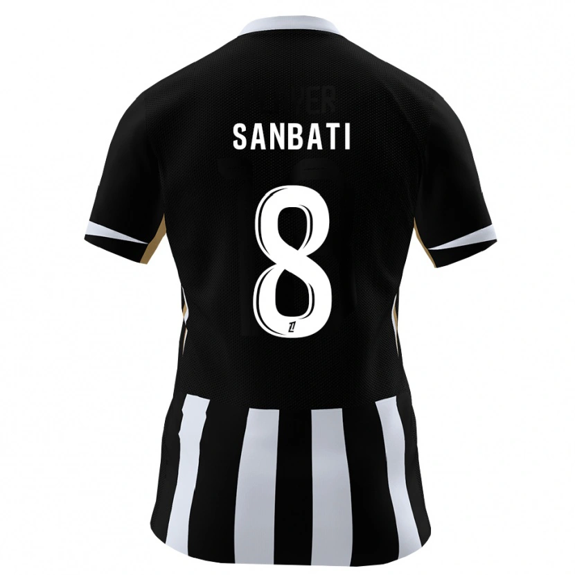 Danxen Heren Salim Sanbati #8 Zwart Blauw Thuisshirt Thuistenue 2026/27 T-Shirt