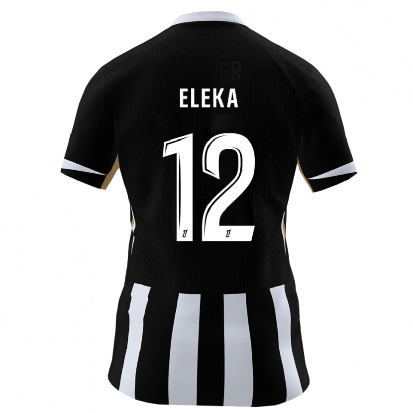 Danxen Heren Nathan Eleka #12 Zwart Blauw Thuisshirt Thuistenue 2026/27 T-Shirt
