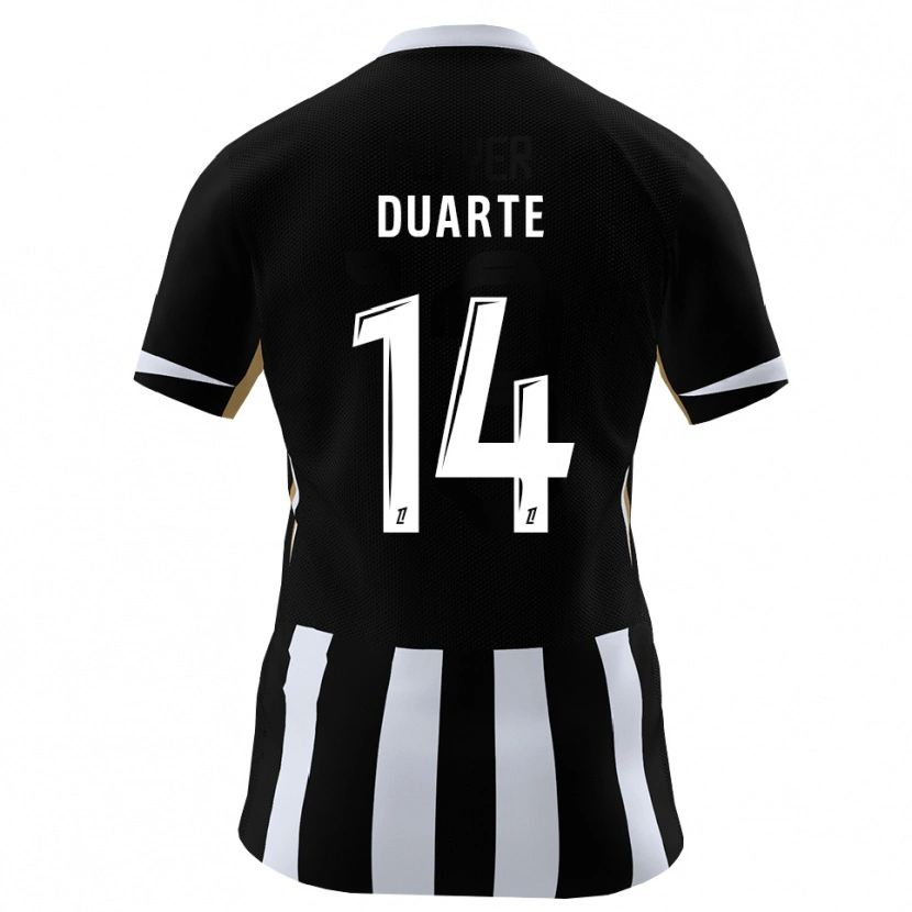 Danxen Heren Luis Duarte #14 Zwart Blauw Thuisshirt Thuistenue 2026/27 T-Shirt