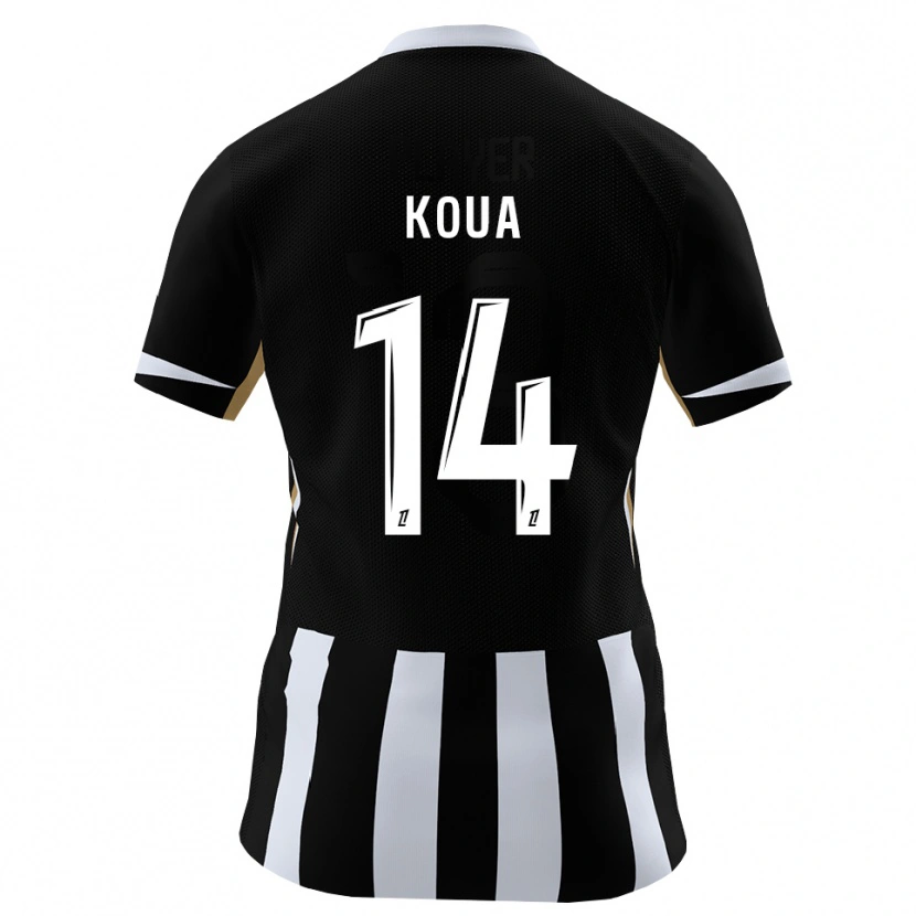 Danxen Heren Moran Koua #14 Zwart Blauw Thuisshirt Thuistenue 2026/27 T-Shirt