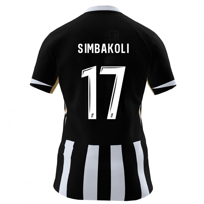 Danxen Heren Usman Simbakoli #17 Zwart Blauw Thuisshirt Thuistenue 2026/27 T-Shirt