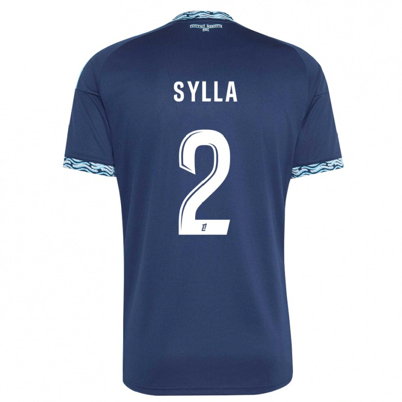 Danxen Heren Mohamed Sylla #2 Staalblauw Wit Thuisshirt Thuistenue 2026/27 T-Shirt