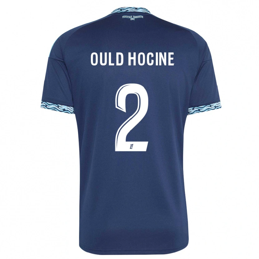 Danxen Heren Célina Ould Hocine #2 Staalblauw Wit Thuisshirt Thuistenue 2026/27 T-Shirt
