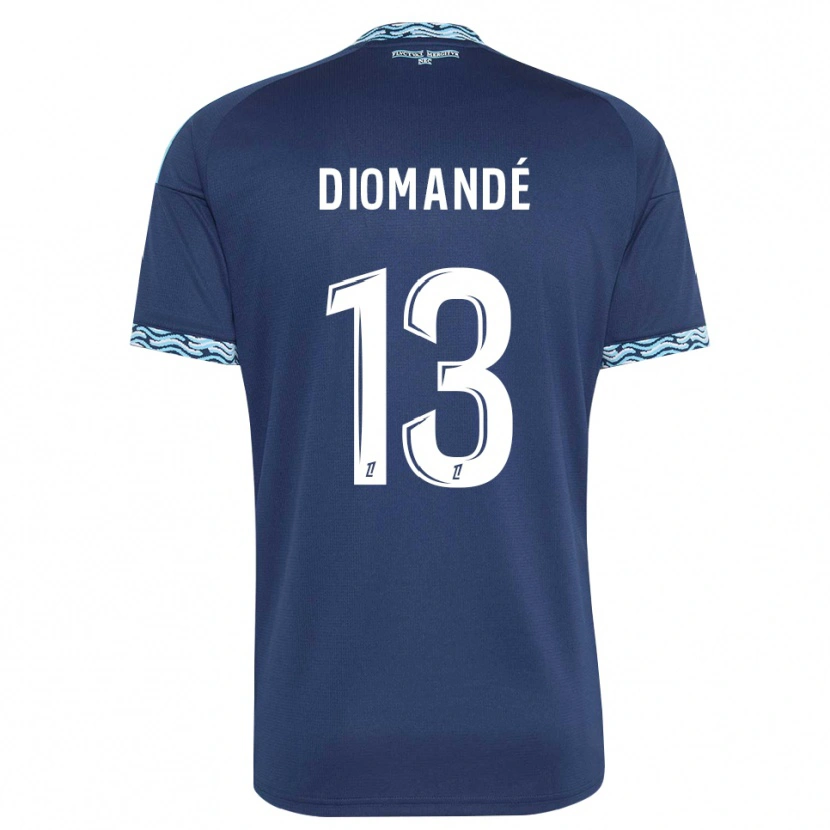 Danxen Heren Vassancy Diomandé #13 Staalblauw Wit Thuisshirt Thuistenue 2026/27 T-Shirt