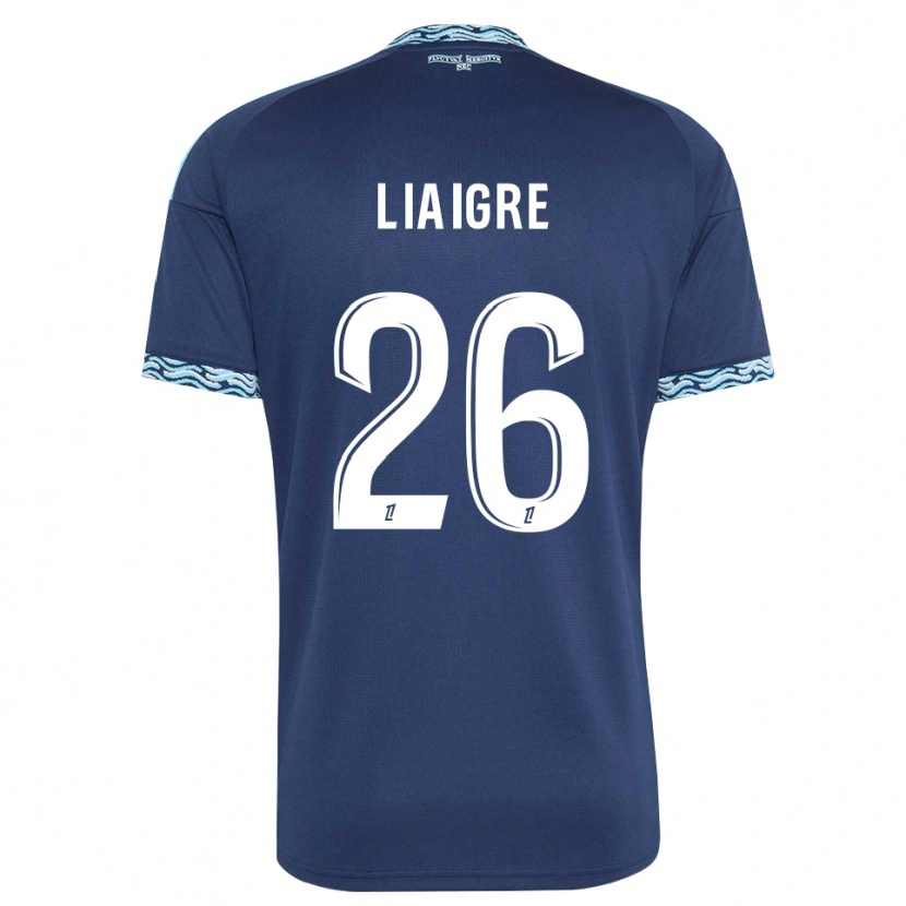 Danxen Heren Fiona Liaigre #26 Staalblauw Wit Thuisshirt Thuistenue 2026/27 T-Shirt