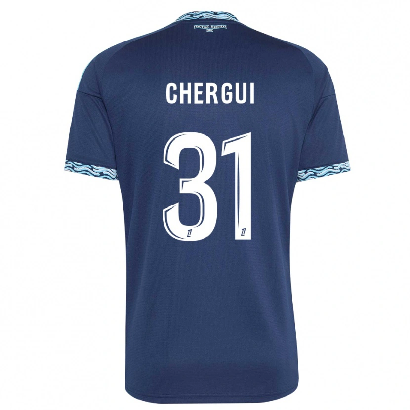 Danxen Heren Samir Chergui #31 Staalblauw Wit Thuisshirt Thuistenue 2026/27 T-Shirt