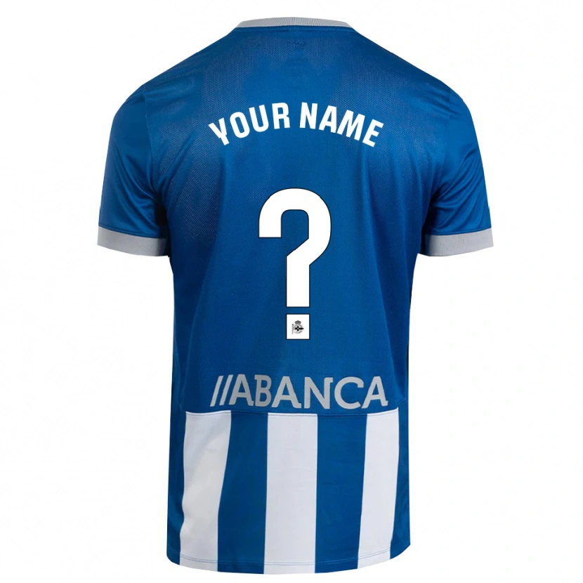 Danxen Heren Uw Naam #0 Blauw Grijs Wit Thuisshirt Thuistenue 2026/27 T-Shirt
