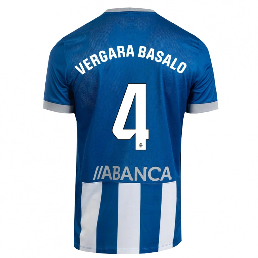 Danxen Heren David Vergara #4 Blauw Grijs Wit Thuisshirt Thuistenue 2026/27 T-Shirt