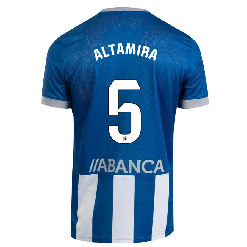 Danxen Heren Inés Altamira #5 Blauw Grijs Wit Thuisshirt Thuistenue 2026/27 T-Shirt