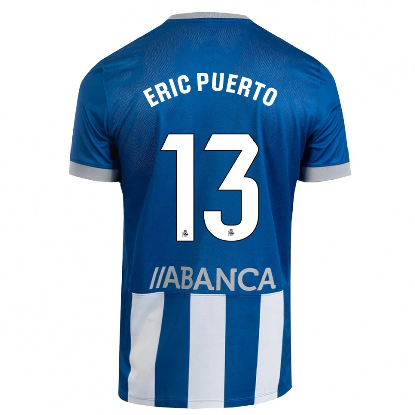 Danxen Heren Eric Puerto #13 Blauw Grijs Wit Thuisshirt Thuistenue 2026/27 T-Shirt