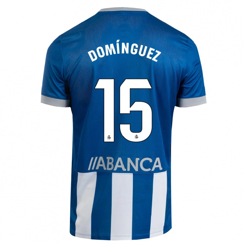 Danxen Heren David Domínguez #15 Blauw Grijs Wit Thuisshirt Thuistenue 2026/27 T-Shirt