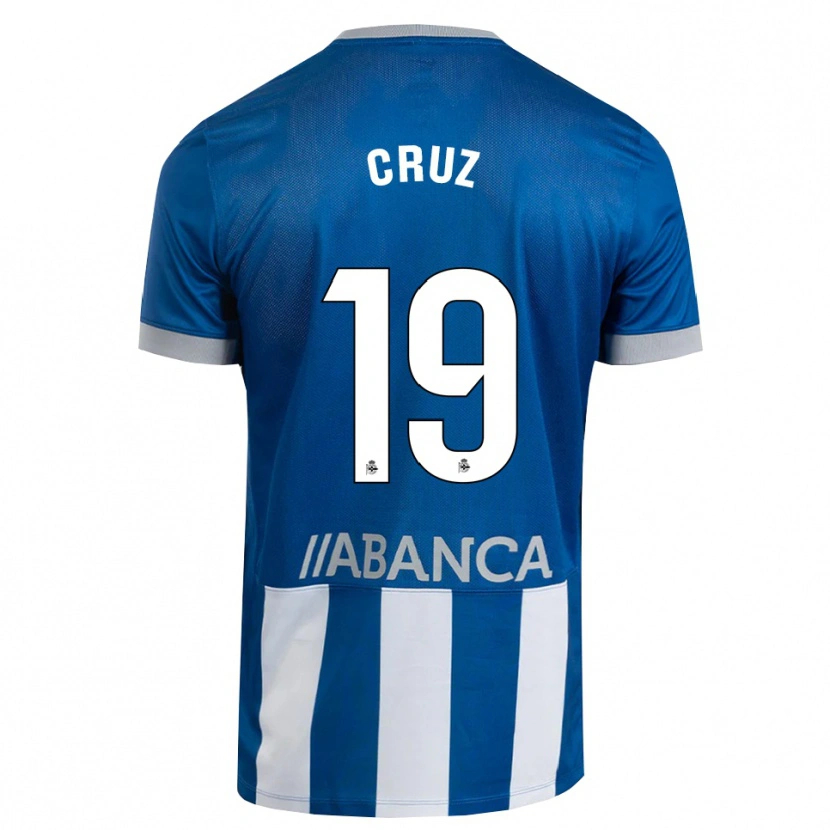 Danxen Heren Luismi Cruz #19 Blauw Grijs Wit Thuisshirt Thuistenue 2026/27 T-Shirt