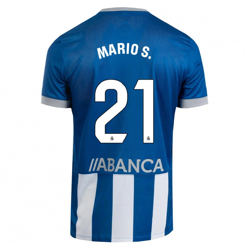 Danxen Heren Mario Soriano #21 Blauw Grijs Wit Thuisshirt Thuistenue 2026/27 T-Shirt