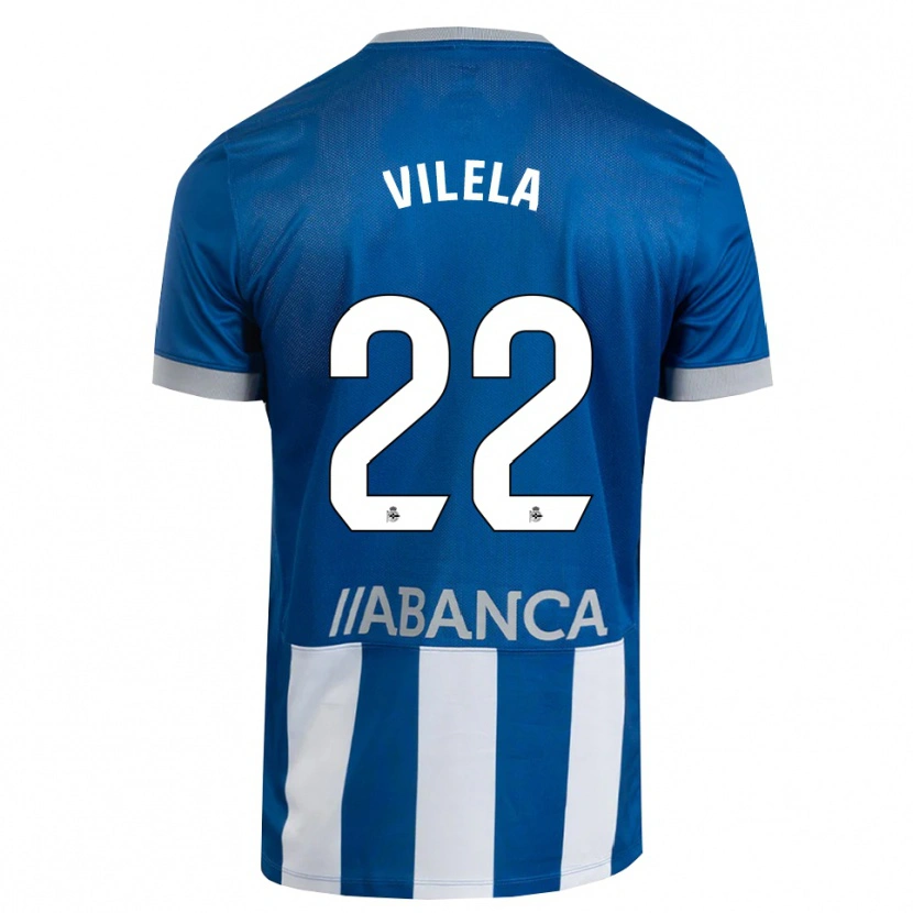 Danxen Heren Rubén Vilela #22 Blauw Grijs Wit Thuisshirt Thuistenue 2026/27 T-Shirt