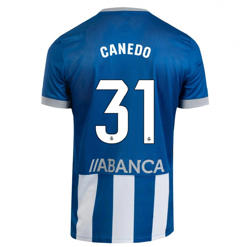 Danxen Heren Damián Canedo #31 Blauw Grijs Wit Thuisshirt Thuistenue 2026/27 T-Shirt