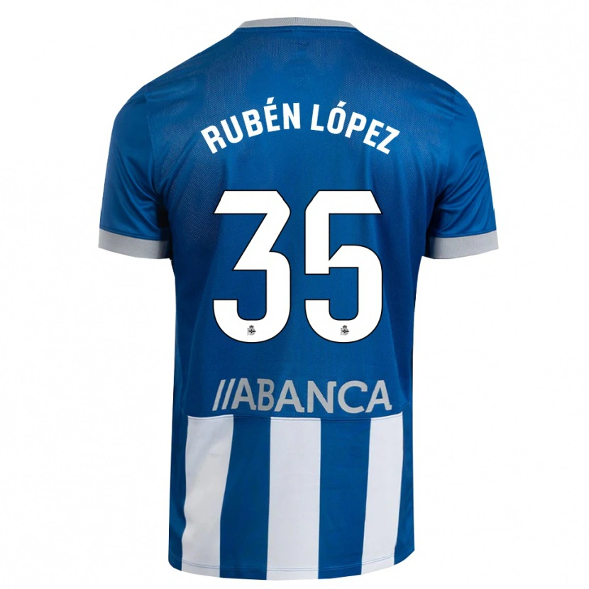 Danxen Heren Rubén López #35 Blauw Grijs Wit Thuisshirt Thuistenue 2026/27 T-Shirt
