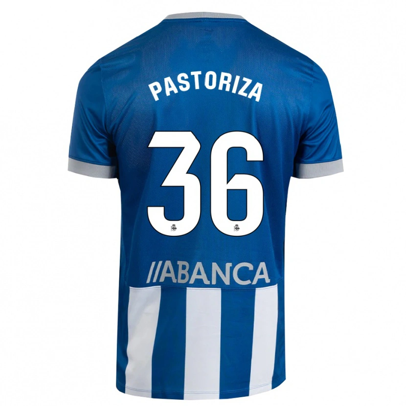 Danxen Heren Guille Pastoriza #36 Blauw Grijs Wit Thuisshirt Thuistenue 2026/27 T-Shirt