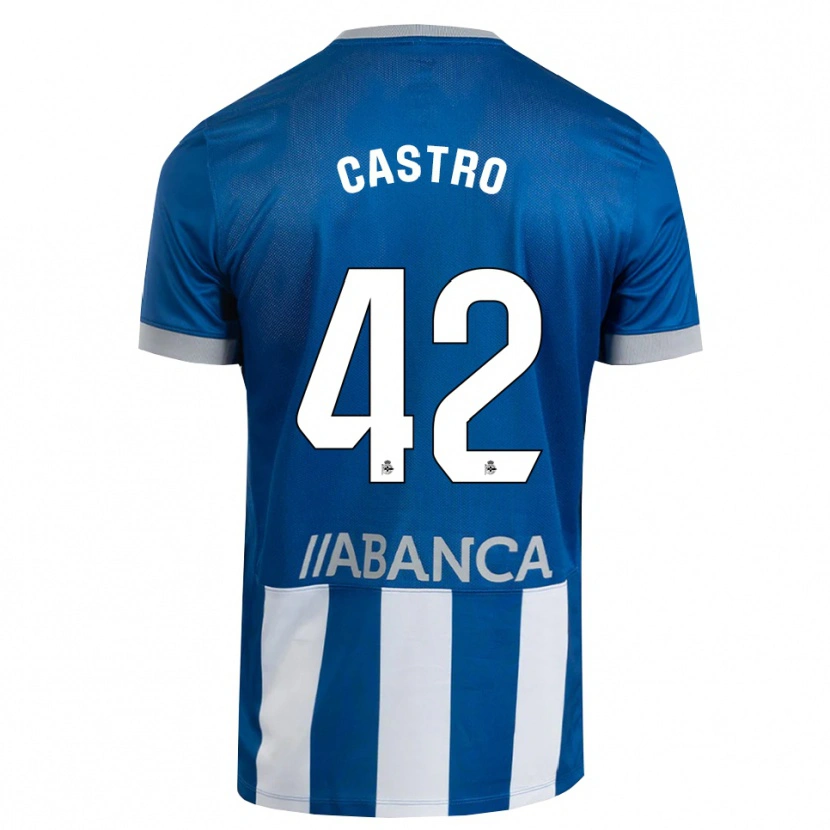 Danxen Heren Lucas Castro #42 Blauw Grijs Wit Thuisshirt Thuistenue 2026/27 T-Shirt