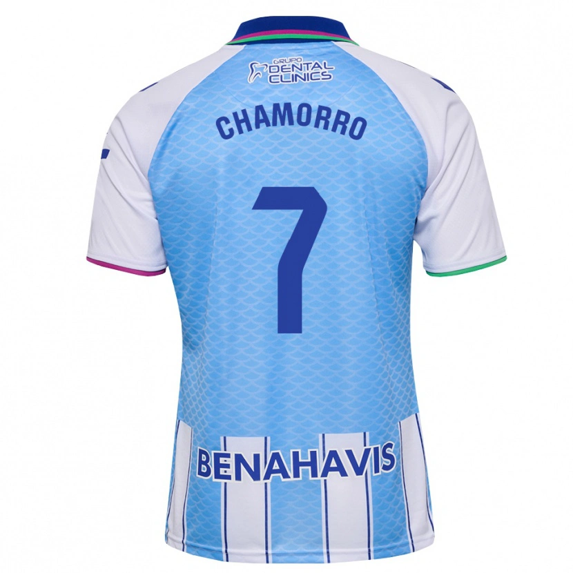 Danxen Heren Alexis Chamorro #7 Diep Hemelsblauw Wit Thuisshirt Thuistenue 2026/27 T-Shirt