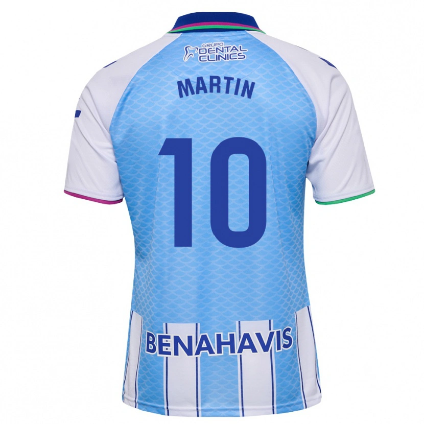 Danxen Heren Jesús Martín #10 Diep Hemelsblauw Wit Thuisshirt Thuistenue 2026/27 T-Shirt