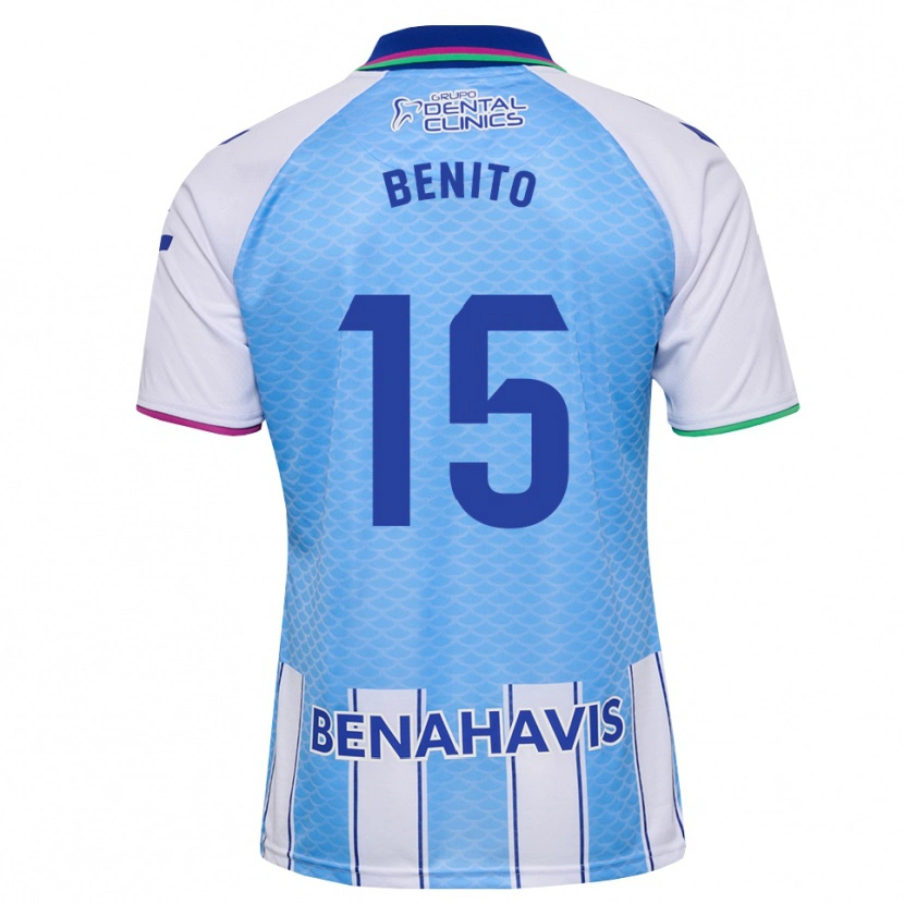 Danxen Heren Iván Benito #15 Diep Hemelsblauw Wit Thuisshirt Thuistenue 2026/27 T-Shirt