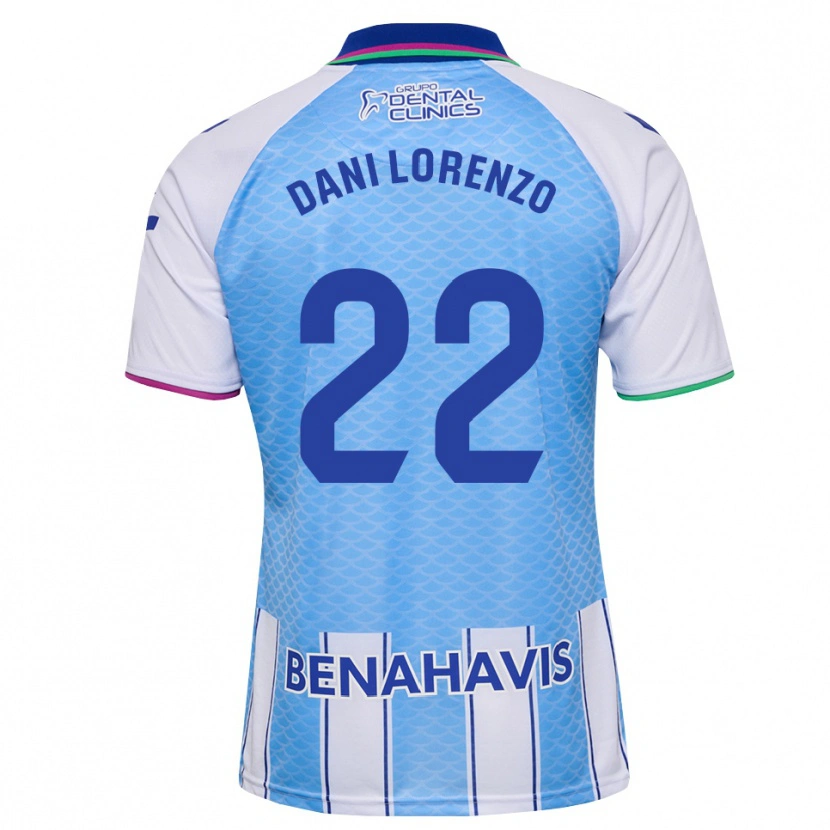 Danxen Heren Dani Lorenzo #22 Diep Hemelsblauw Wit Thuisshirt Thuistenue 2026/27 T-Shirt