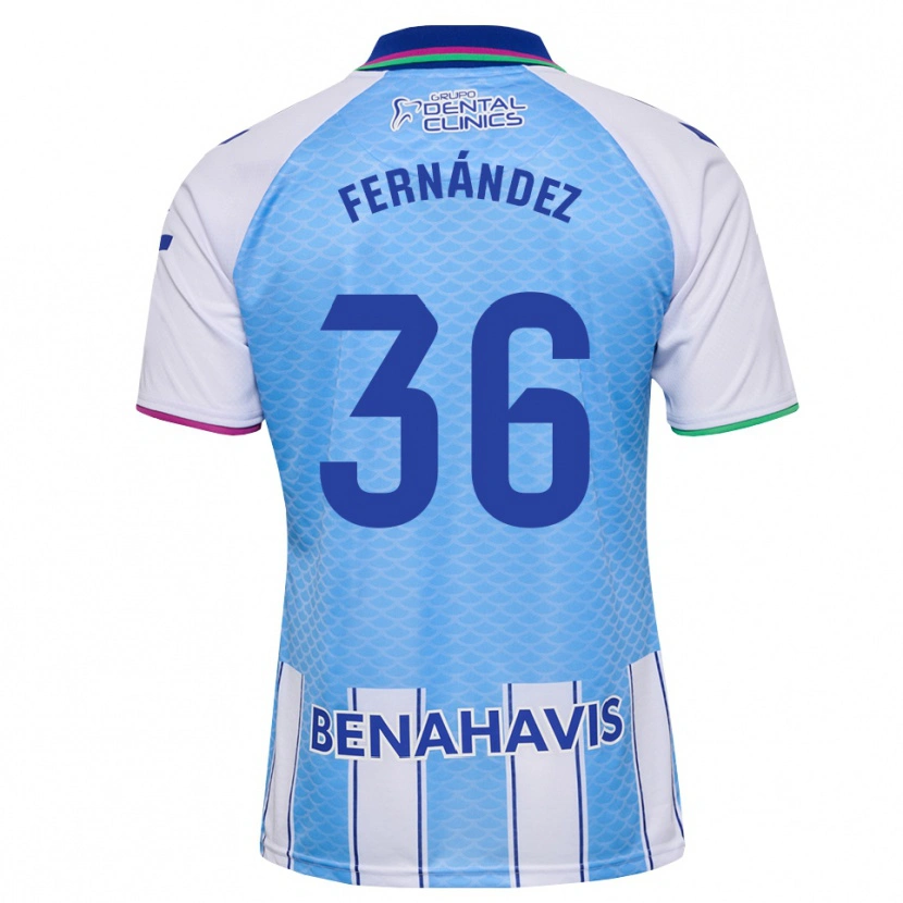 Danxen Heren Basti Fernández #36 Diep Hemelsblauw Wit Thuisshirt Thuistenue 2026/27 T-Shirt