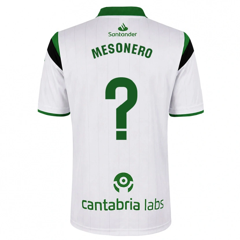 Danxen Heren Germán Mesonero #0 Wit Groen Zwart Thuisshirt Thuistenue 2026/27 T-Shirt