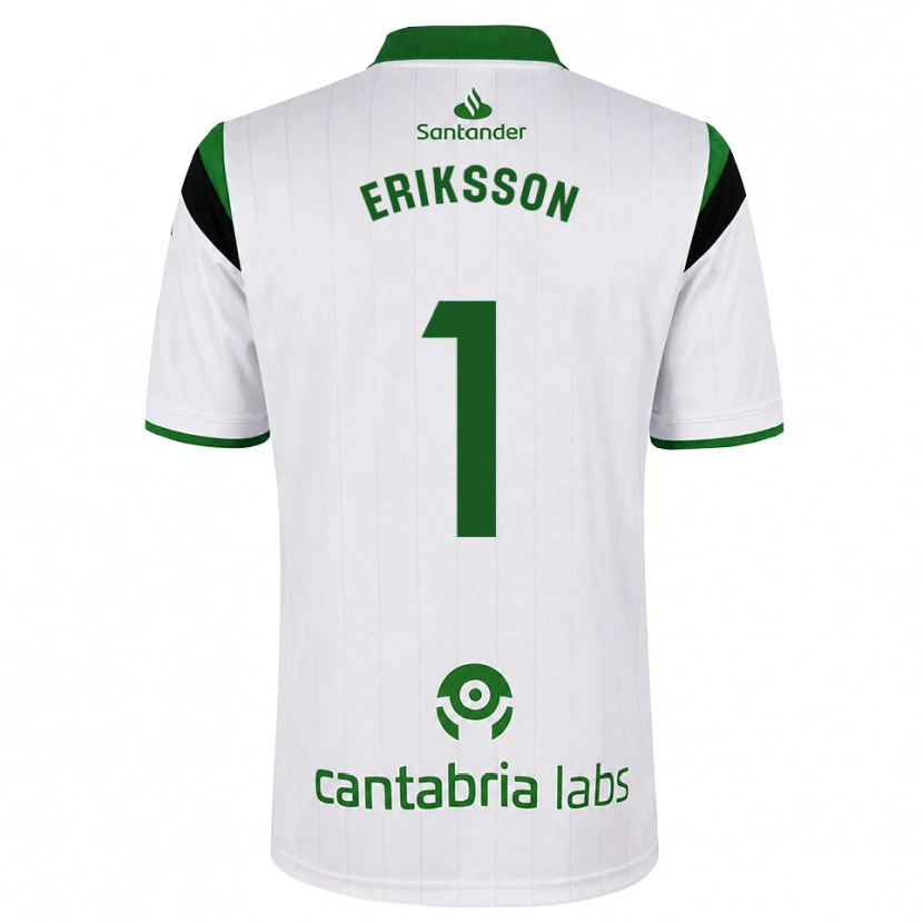 Danxen Heren Simon Eriksson #1 Wit Groen Zwart Thuisshirt Thuistenue 2026/27 T-Shirt