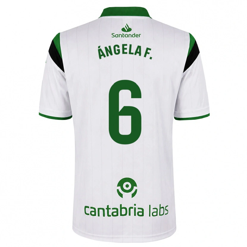 Danxen Heren Ángela Fernández Fraile #6 Wit Groen Zwart Thuisshirt Thuistenue 2026/27 T-Shirt