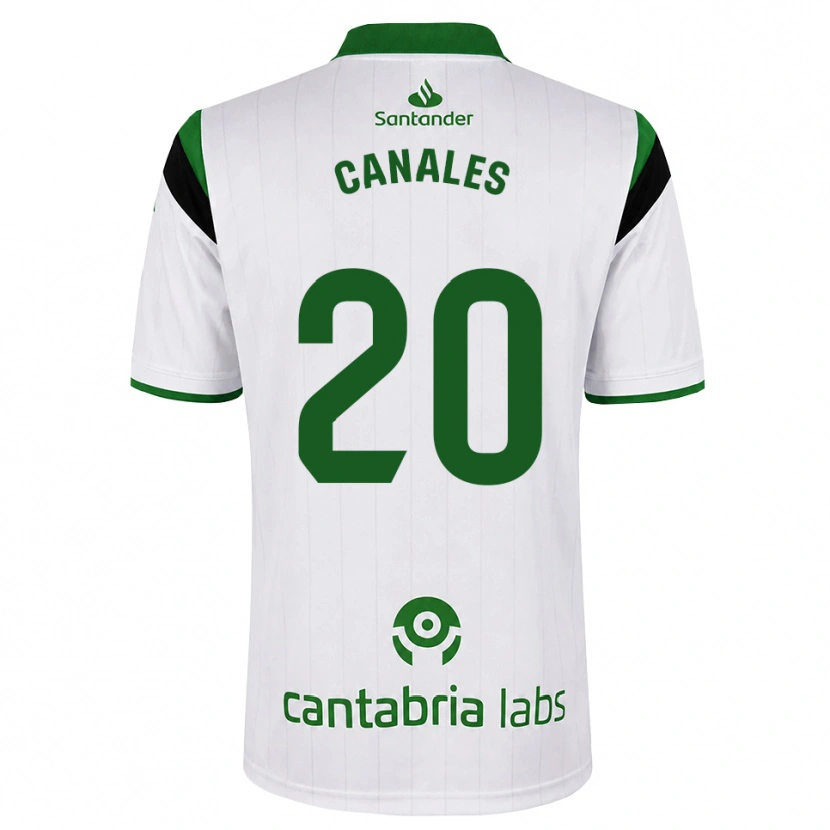 Danxen Heren Sergio Canales #20 Wit Groen Zwart Thuisshirt Thuistenue 2026/27 T-Shirt