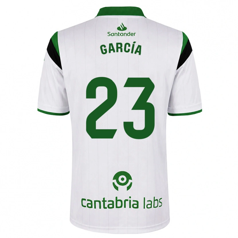 Danxen Heren Mario García #23 Wit Groen Zwart Thuisshirt Thuistenue 2026/27 T-Shirt
