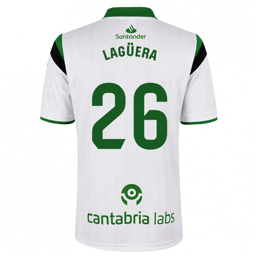 Danxen Heren Christian Lagüera #26 Wit Groen Zwart Thuisshirt Thuistenue 2026/27 T-Shirt
