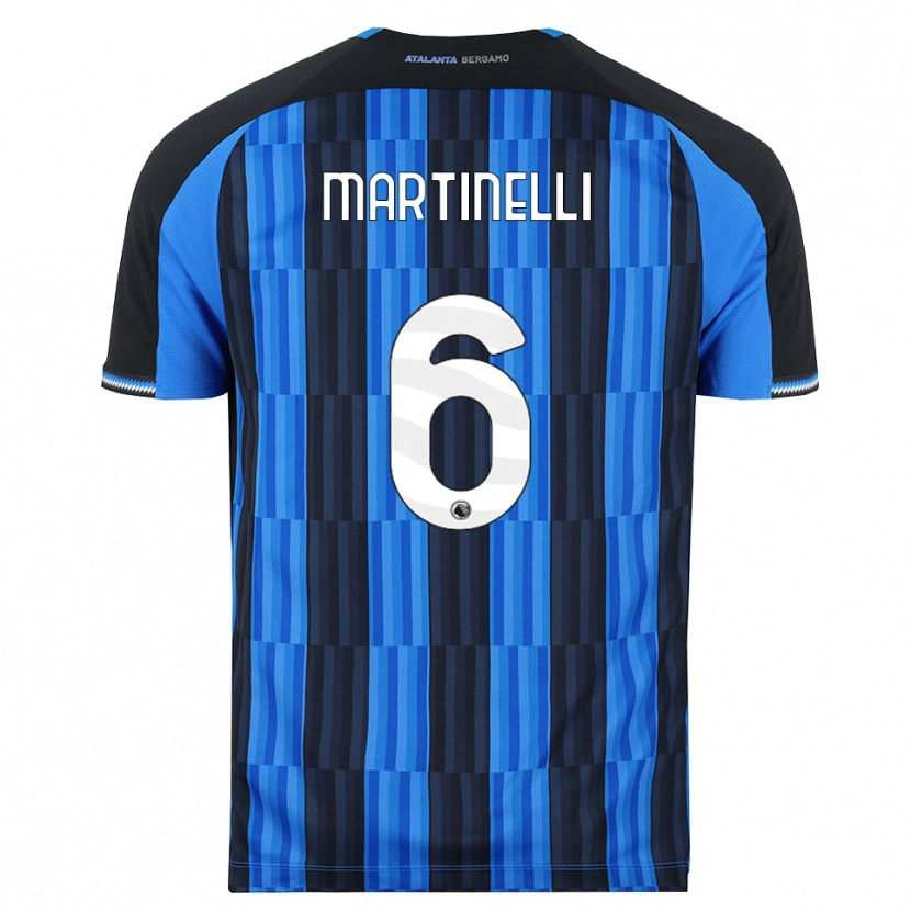 Danxen Heren Gabriel Martinelli #6 Blauw Zwart Rood Thuisshirt Thuistenue 2026/27 T-Shirt