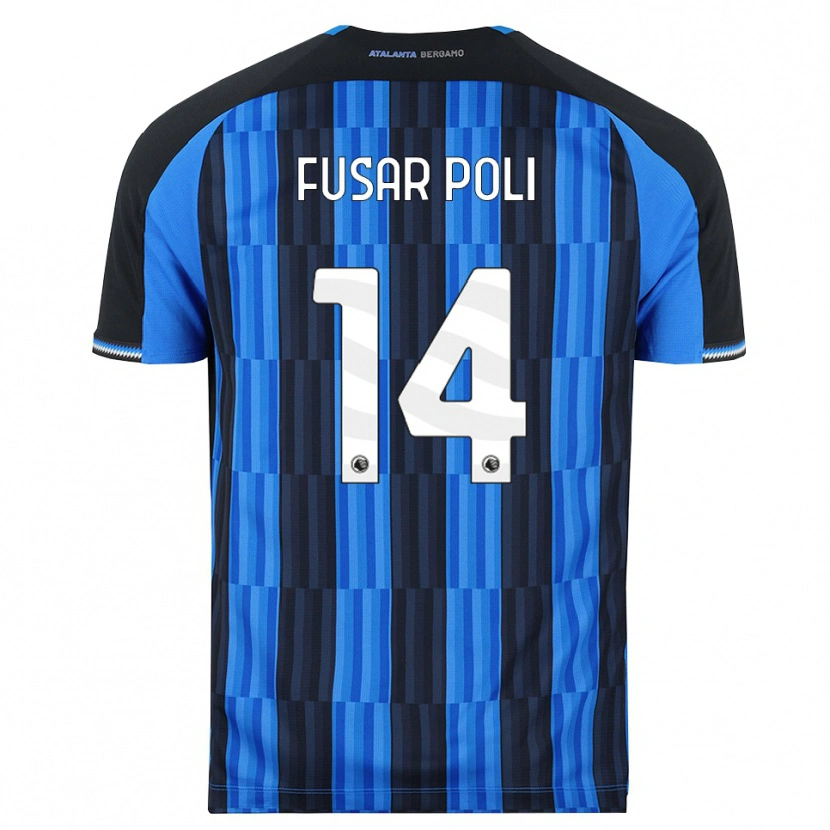 Danxen Heren Giulia Fusar Poli #14 Blauw Zwart Rood Thuisshirt Thuistenue 2026/27 T-Shirt