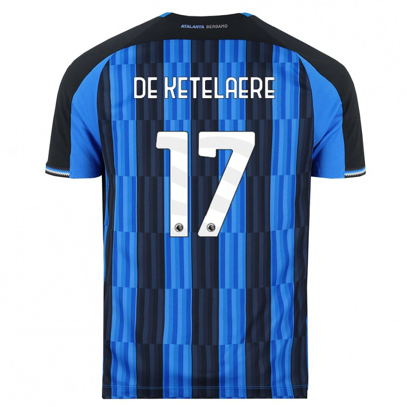 Danxen Heren Charles De Ketelaere #17 Blauw Zwart Rood Thuisshirt Thuistenue 2026/27 T-Shirt