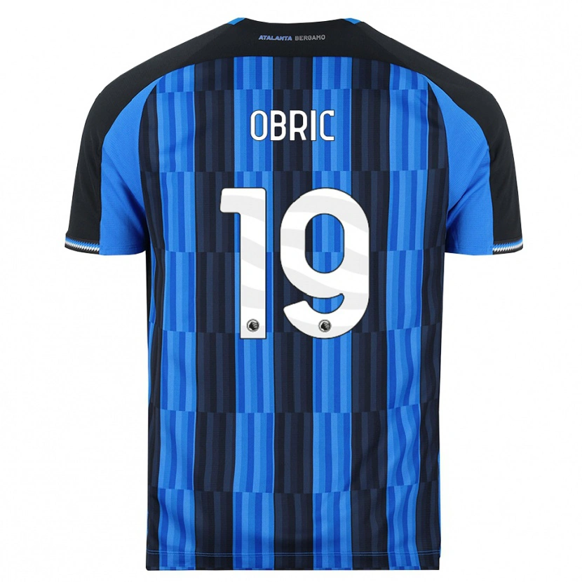Danxen Heren Relja Obric #19 Blauw Zwart Rood Thuisshirt Thuistenue 2026/27 T-Shirt