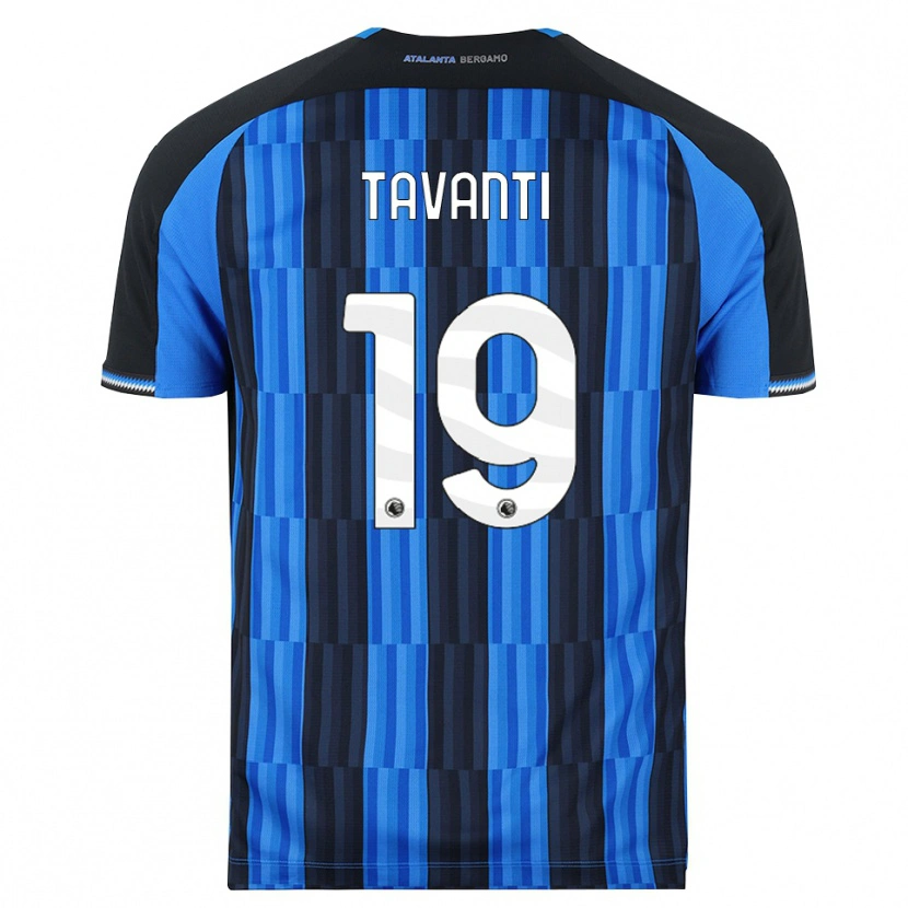 Danxen Heren Mattia Tavanti #19 Blauw Zwart Rood Thuisshirt Thuistenue 2026/27 T-Shirt
