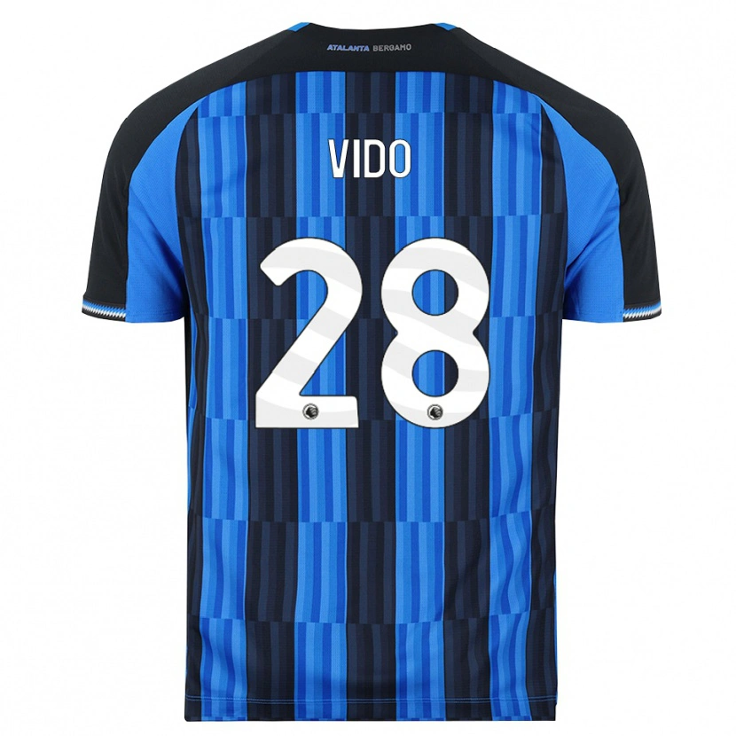 Danxen Heren Luca Vido #28 Blauw Zwart Rood Thuisshirt Thuistenue 2026/27 T-Shirt