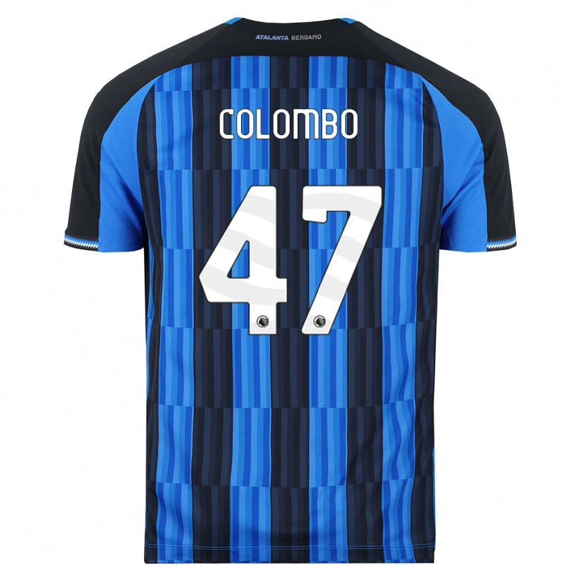 Danxen Heren Matteo Colombo #47 Blauw Zwart Rood Thuisshirt Thuistenue 2026/27 T-Shirt
